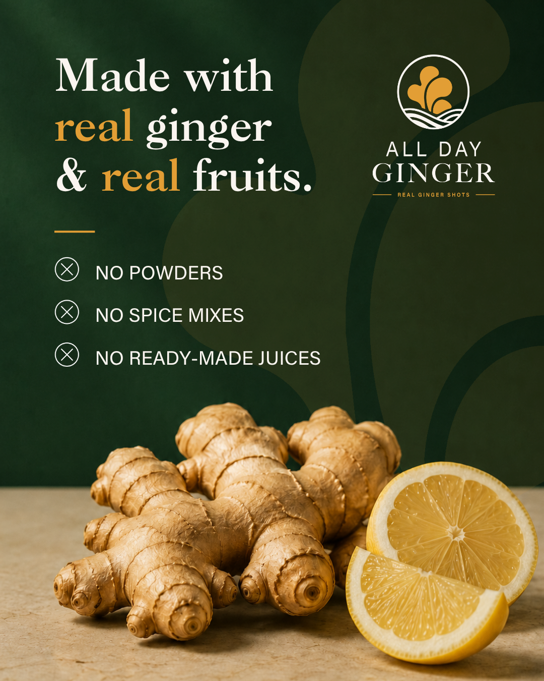 All Day Ginger — Instagram post 02